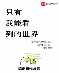 只有我能看到的世界章节列表